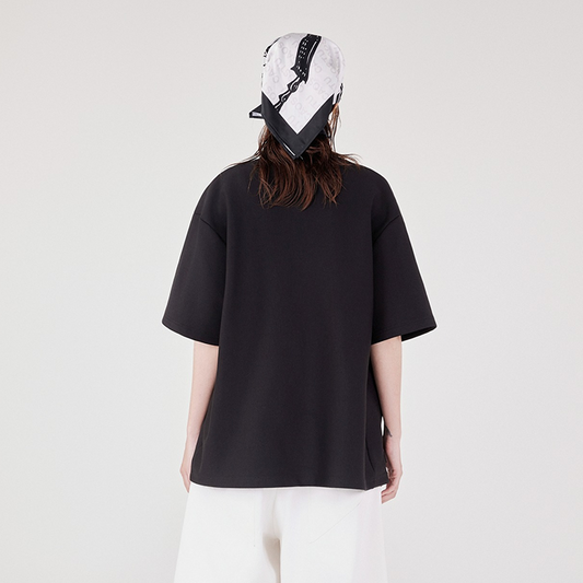 CAOSTU - Beetle Button T-shirt - ใส่สบาย เสื้อยืด - ใส่ได้ทุกวัน - ผู้ชาย