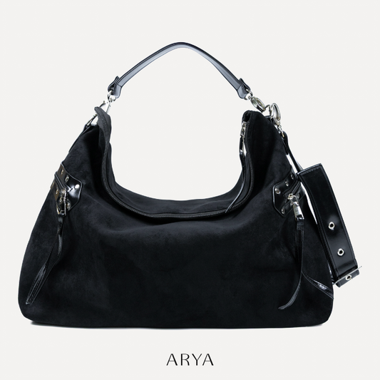 ARYA - Black Slouchy Bag