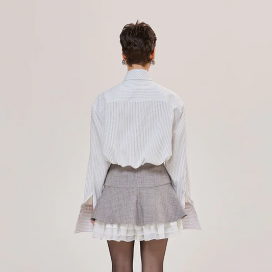 CAOSTU - Bow-Tie Shirt - Unisex