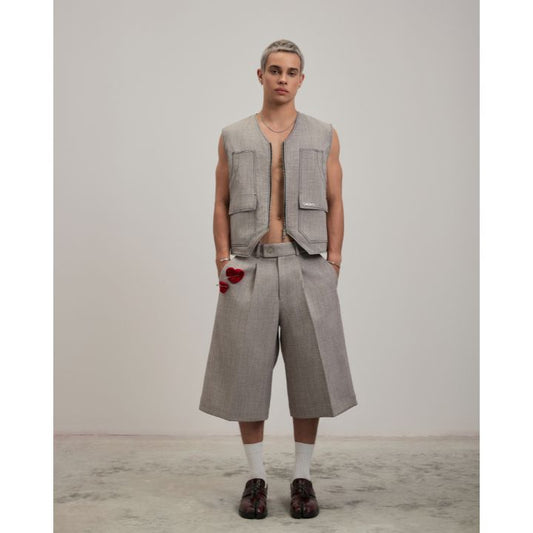 CAOSTU - Wide Tube Shorts - Male