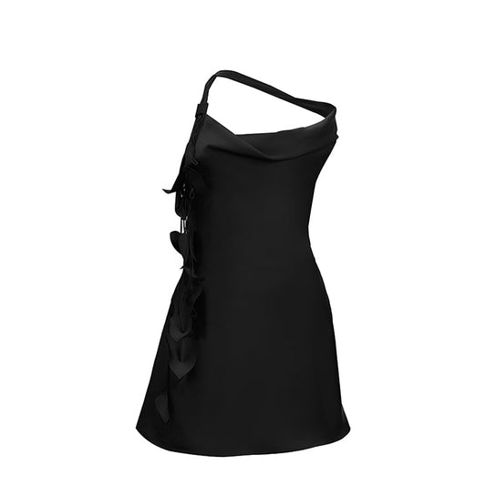 Awake Silk Dress - Black
