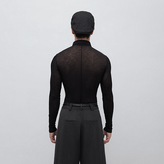 IAMSAIGON - Contour Long Sleeve Polo FW25 - Slim Fit T-shirts - Daily Wear - Unisex
