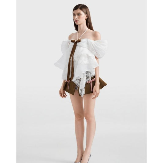 Night Bloom Off Shoulder Top