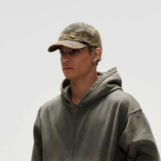 FNOS - Washed Camo Hat – Version 2 - Unisex