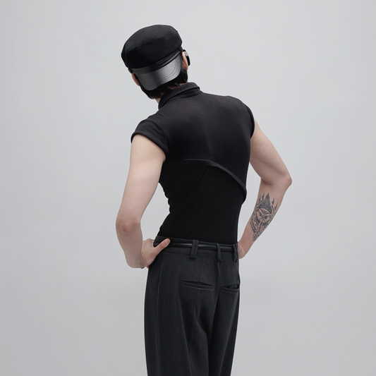 IAMSAIGON - Layered Cap Sleeve Fitted Polo FW25 - Unisex