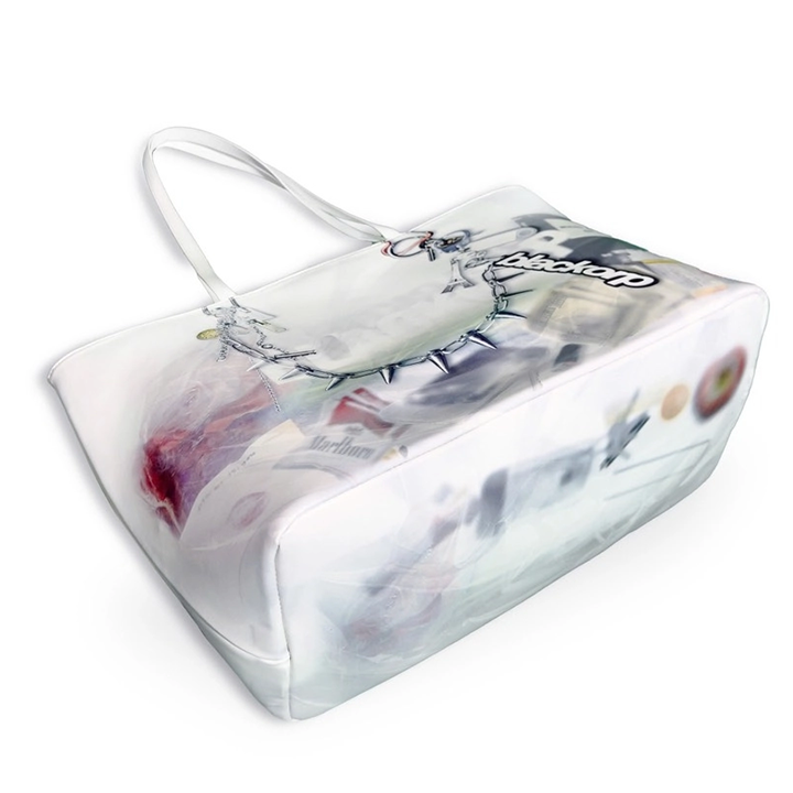 Trompeloeil Leather Bag