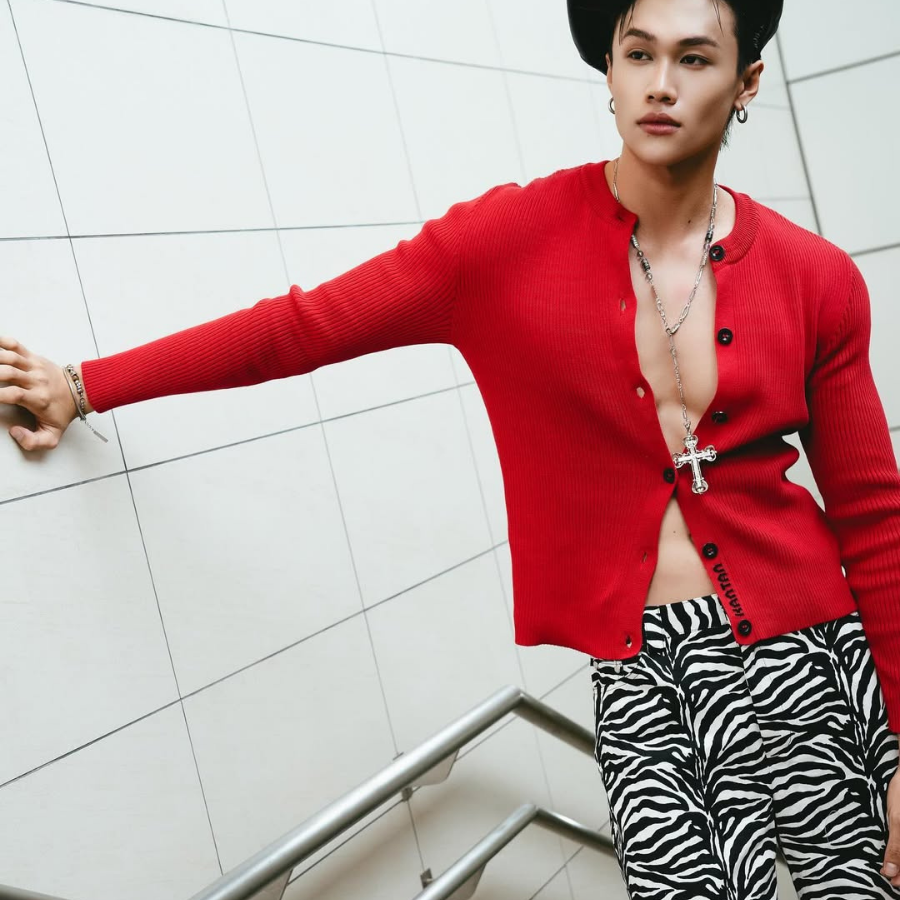 KANTAN - Unisex Slim-fit Buttoned Crewneck Knit Top - Unisex