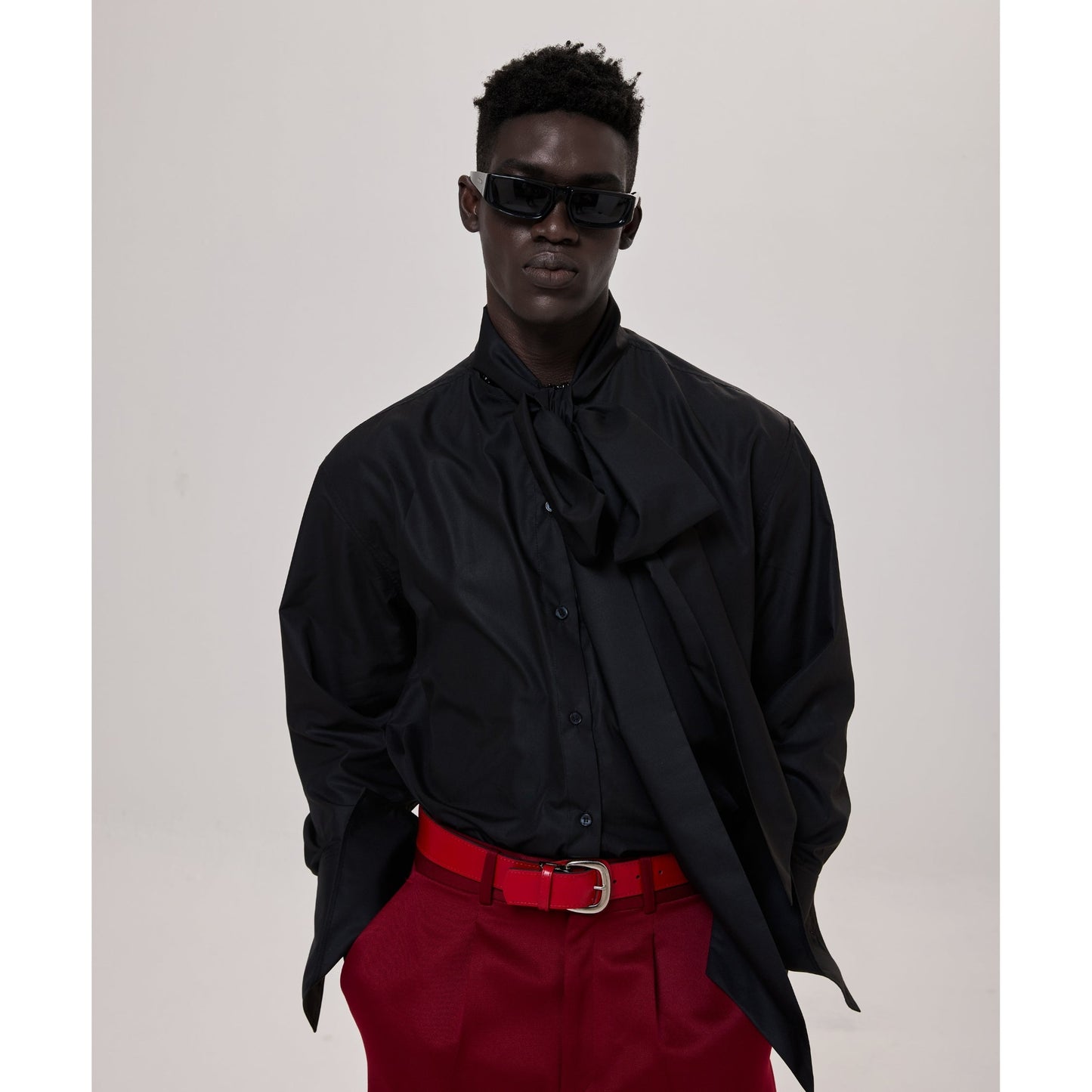 Bow-Tie Shirt - Black