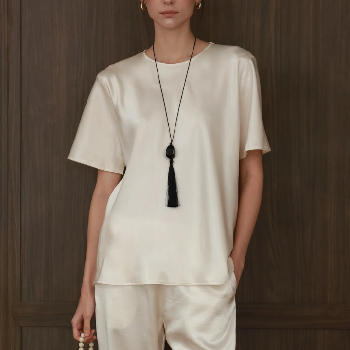 WAVE - Lou Lou Basic Silk Top - Female