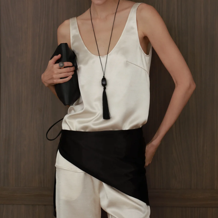 WAVE - Basic Silk Scarf - Unisex