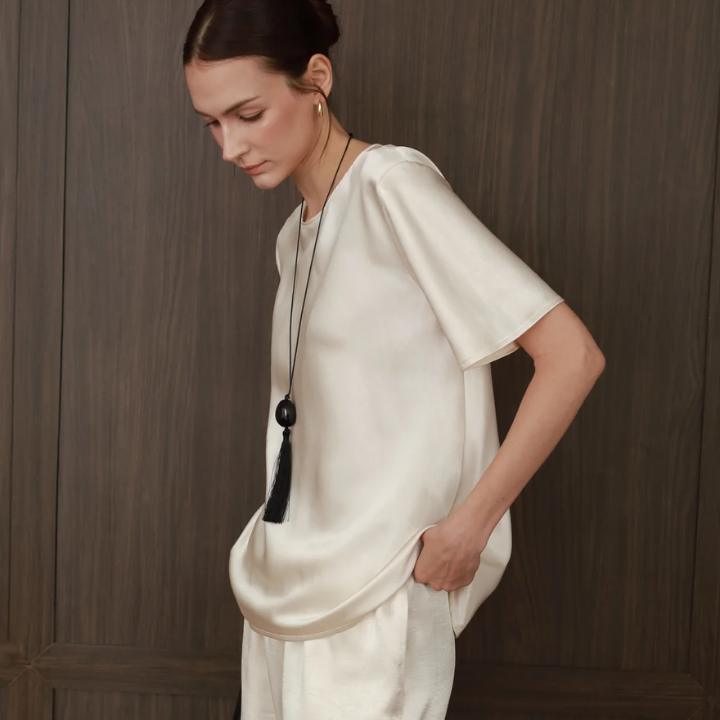 WAVE - Lou Lou Basic Silk Top - Female