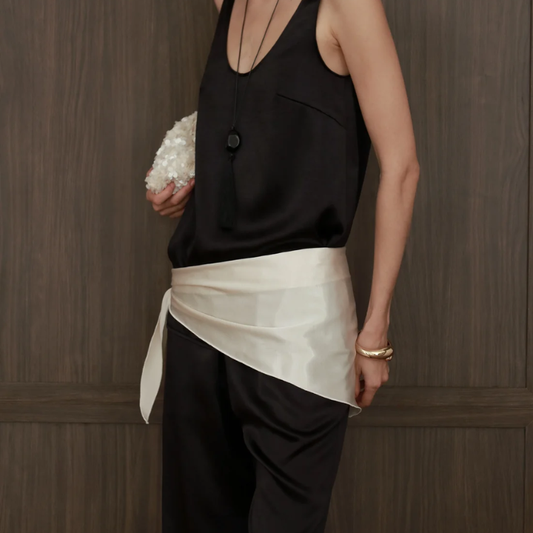 WAVE - Basic Silk Scarf - Unisex