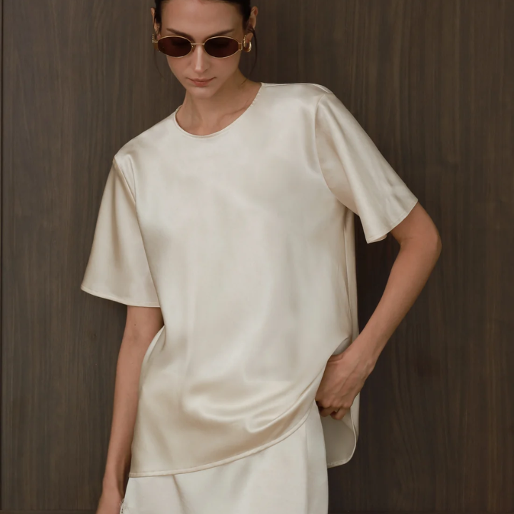 WAVE - Lou Lou Basic Silk Top - Female