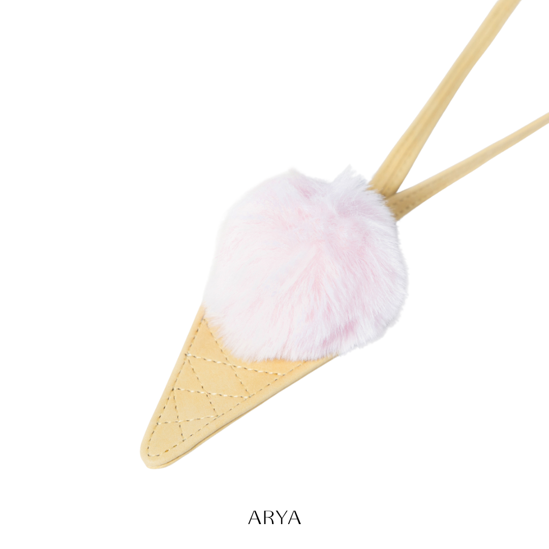 ARYA - Pink-Yellow Ice Cream Charm