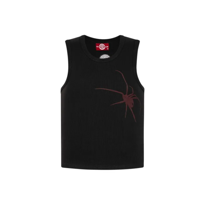 TRAPPER CLUB - "Spider Hollow" Cropped Tank Top - Male