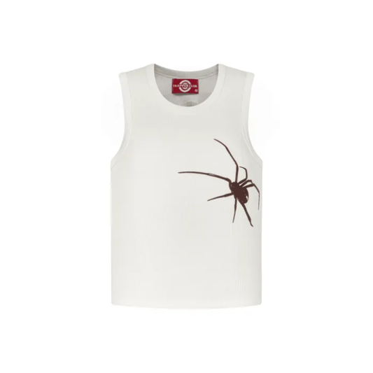 TRAPPER CLUB - "Spider Hollow" Cropped Tank Top - Male