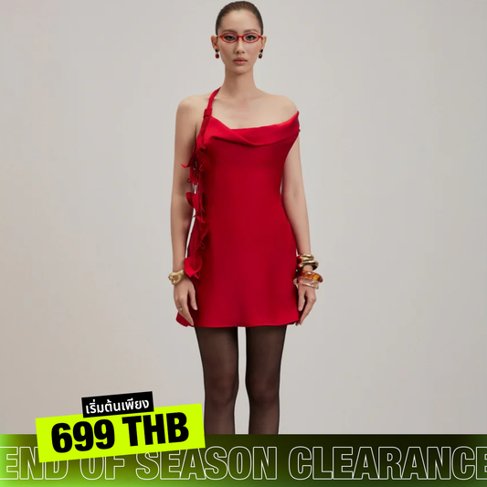 CAOSTU - Awake Silk Dress - ใส่สบาย เดรส - ใส่ออกงาน - ผู้หญิง