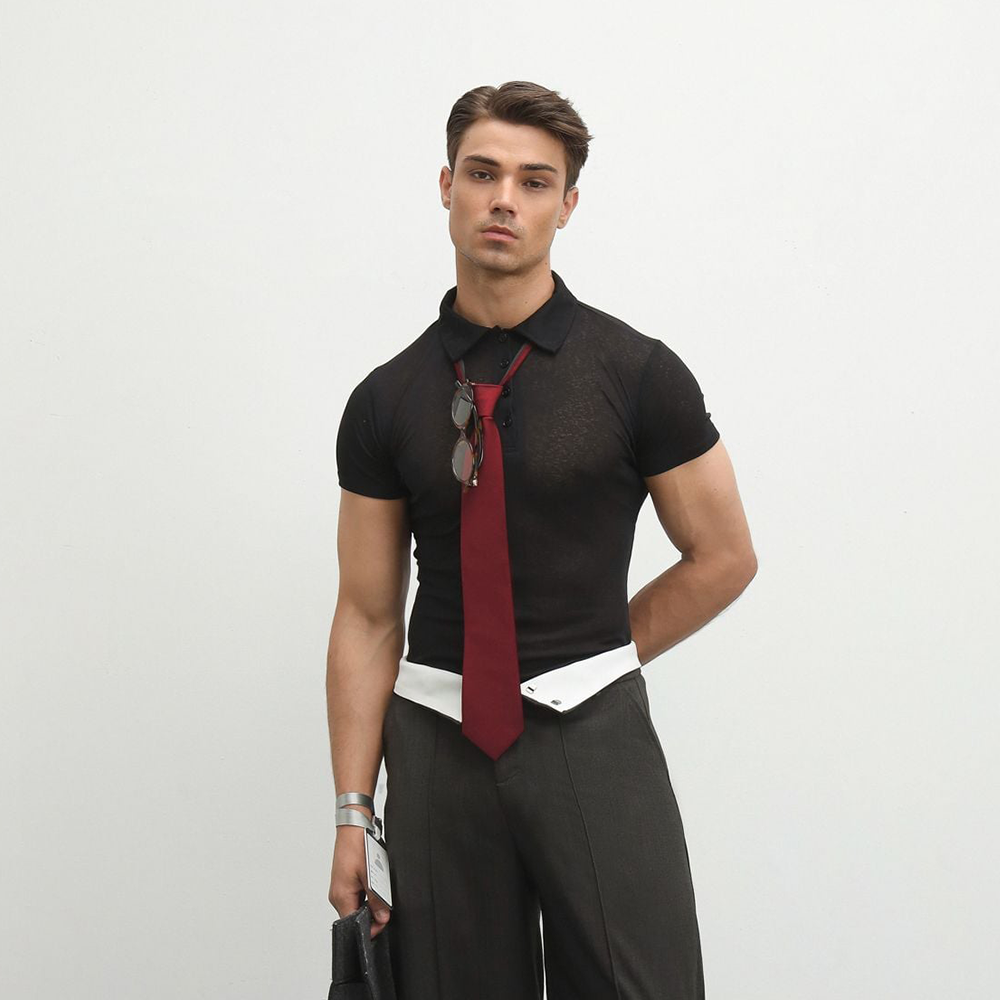 IAMSAIGON - Body Fit Polo W24 - Slim Fit Tops - Daily Wear - Unisex
