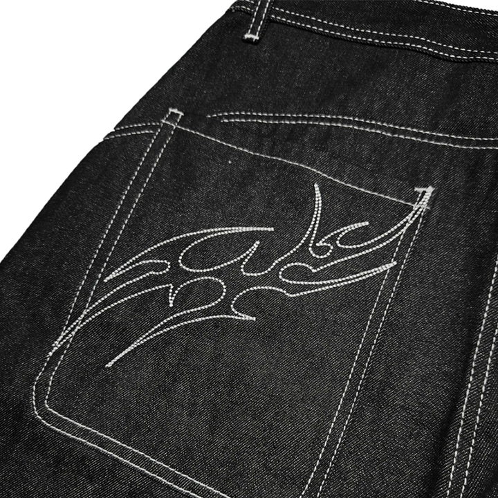 Baggy Shorts Raw Denim