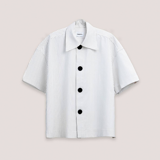 CAOSTU - Black-Button Shirt - Male