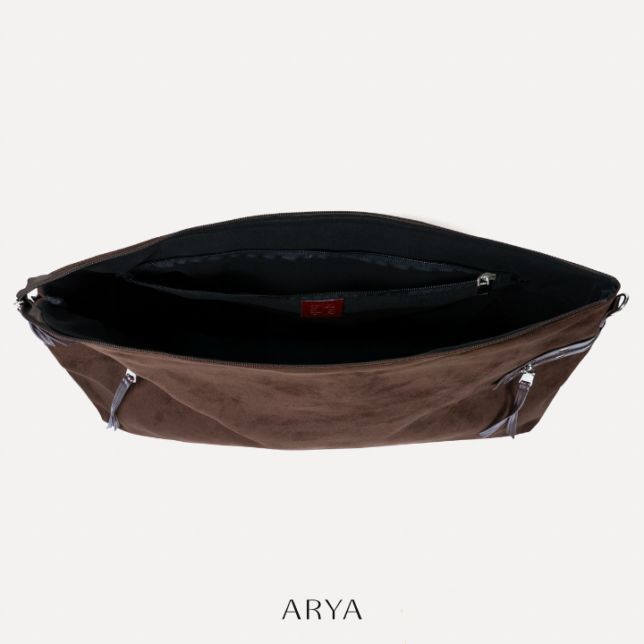 ARYA - Brown Slouchy Bag