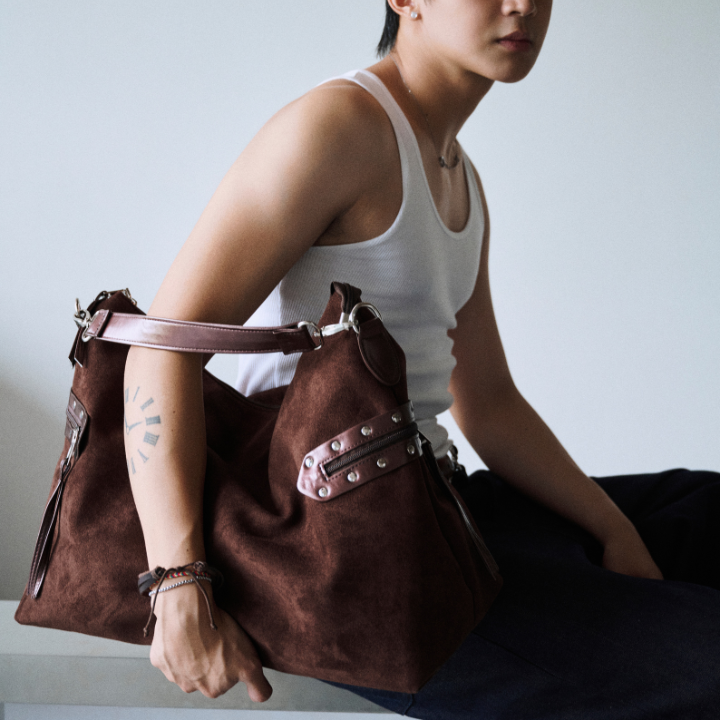 ARYA - Brown Slouchy Bag