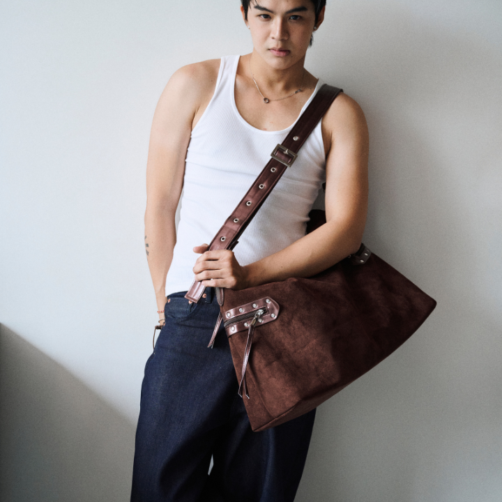 ARYA - Brown Slouchy Bag