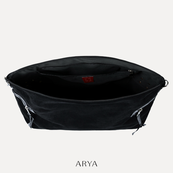 ARYA - Black Slouchy Bag