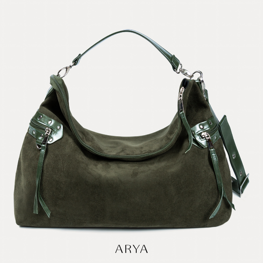 ARYA - Green Slouchy Bag