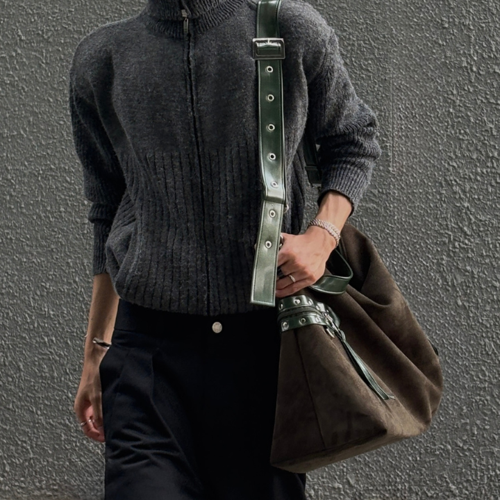 ARYA - Green Slouchy Bag