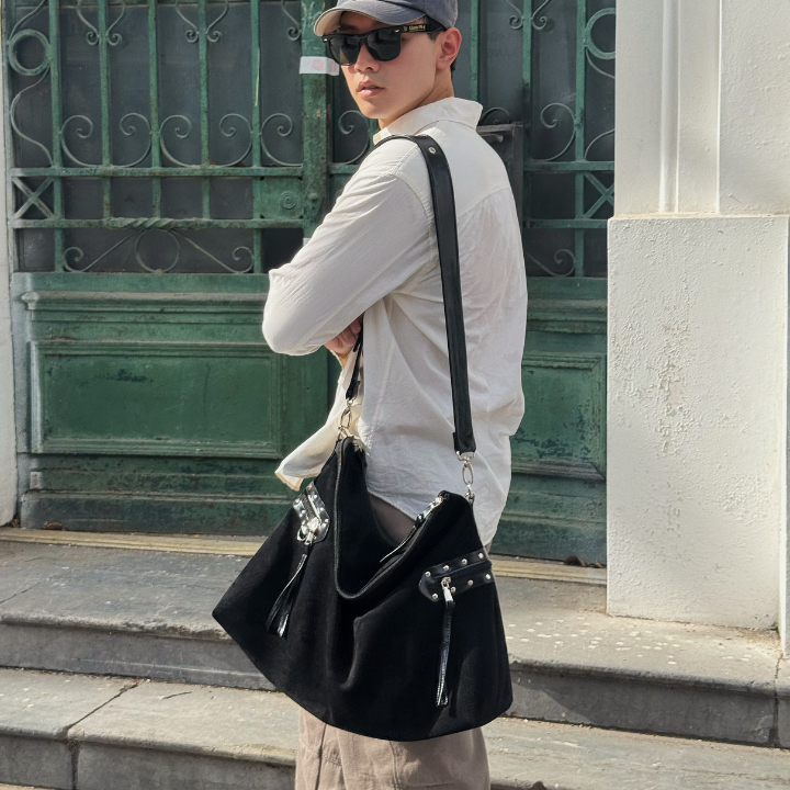 ARYA - Black Slouchy Bag