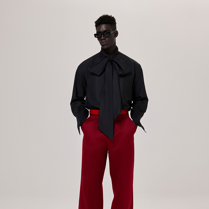 CAOSTU - Bow-Tie Shirt - Unisex