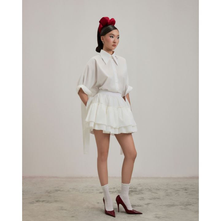 White Layering Skirt