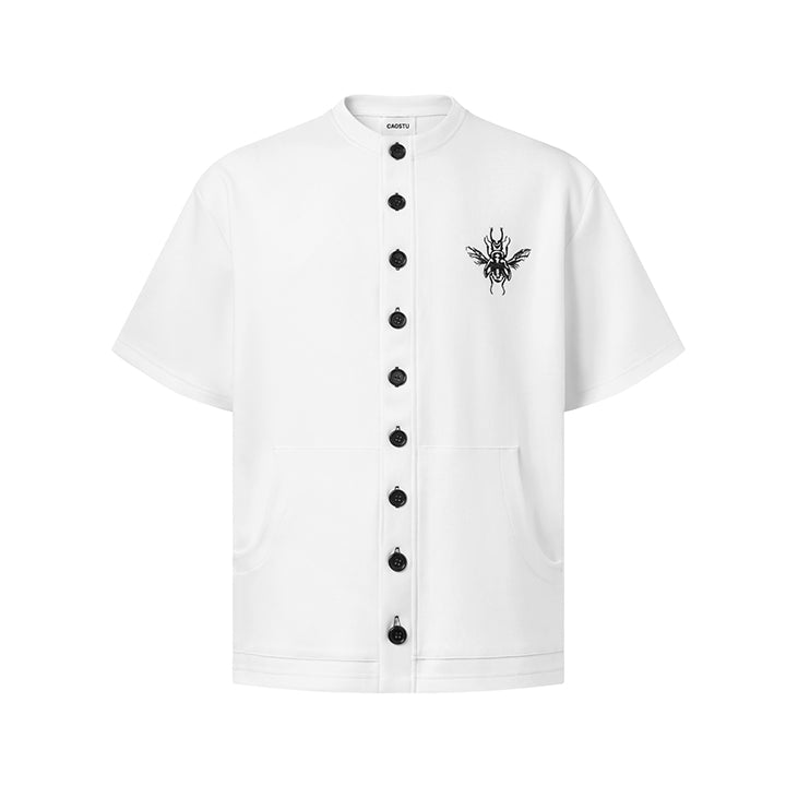 Beetle Button T-Shirt - White