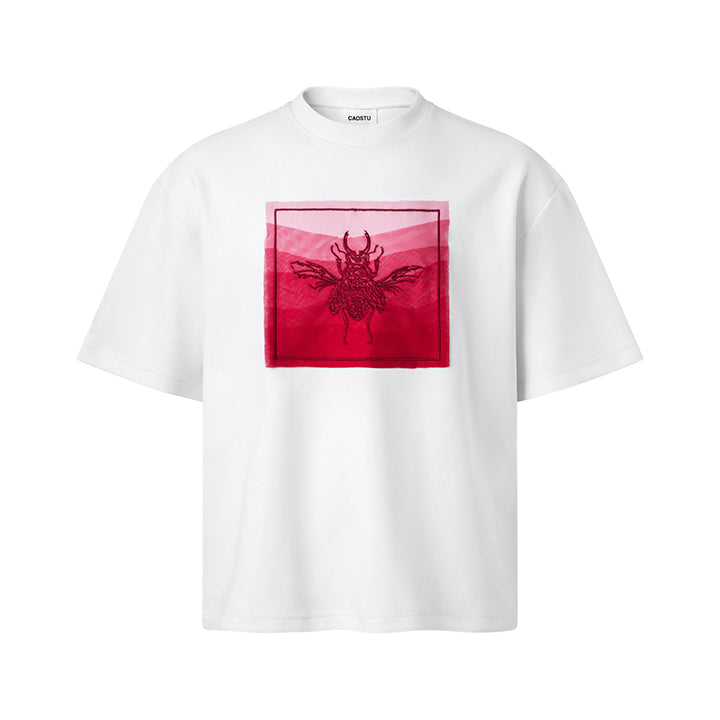 Ombre Beetle T-Shirt - White
