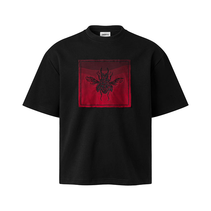 Ombre Beetle T-Shirt - Black