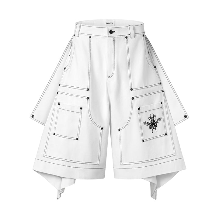 Beetle Wings Jort - White