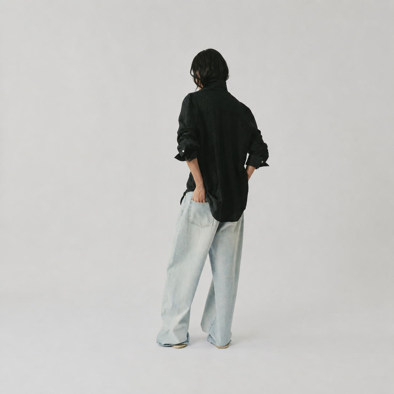 HIGHCHIC - Mesh Shirt - Daily Wear - Female