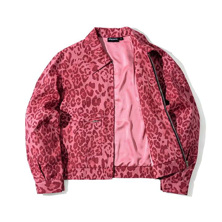 Leopard Work Jacket (Pink)