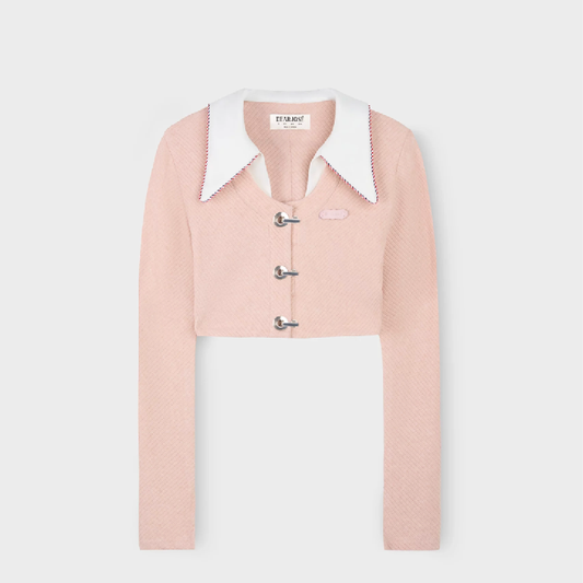 Message From The Star Knit Croptop