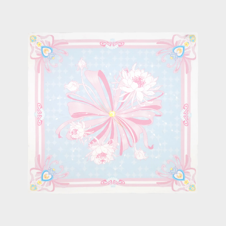 Infinite Blooms Silk Scarf -70