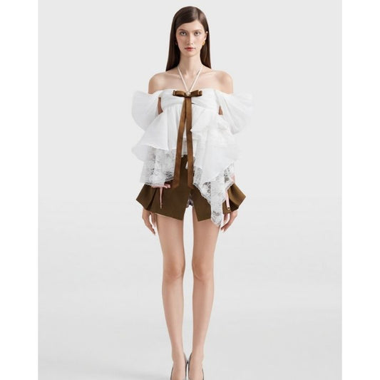 Night Bloom Off Shoulder Top