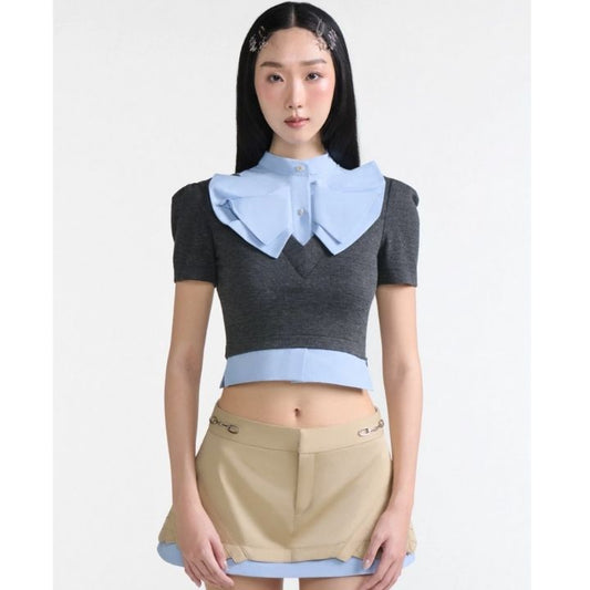 DEARJOSE- Pegasus Khaki Skirt In Sand Beige - Female