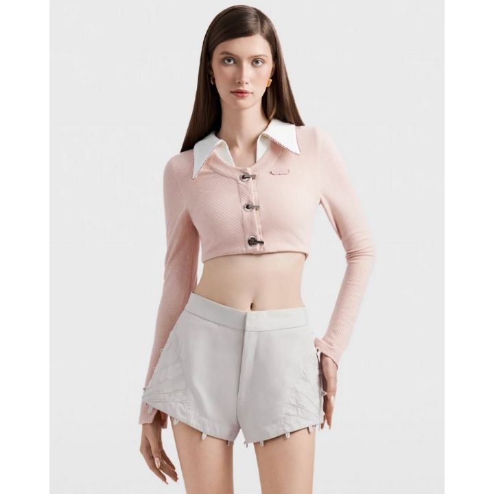 Message From The Star Knit Croptop