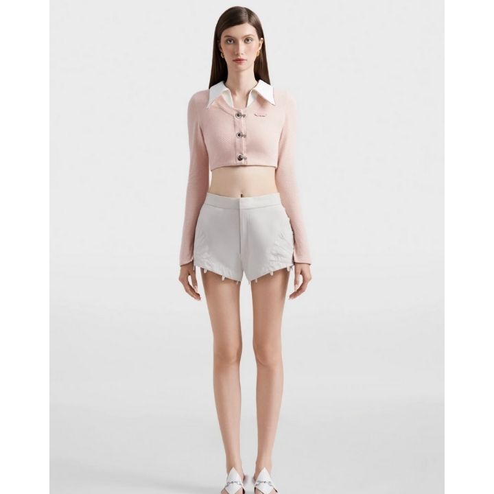 Message From The Star Knit Croptop