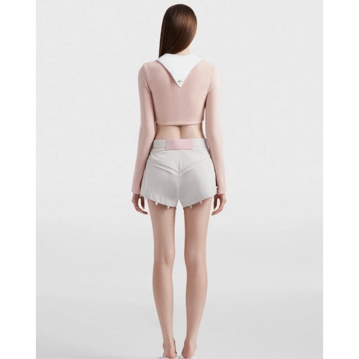 Message From The Star Knit Croptop