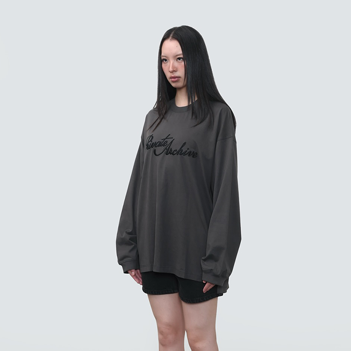 WEARETHEPRIVATE - Dark Gray Long Tee - Unisex