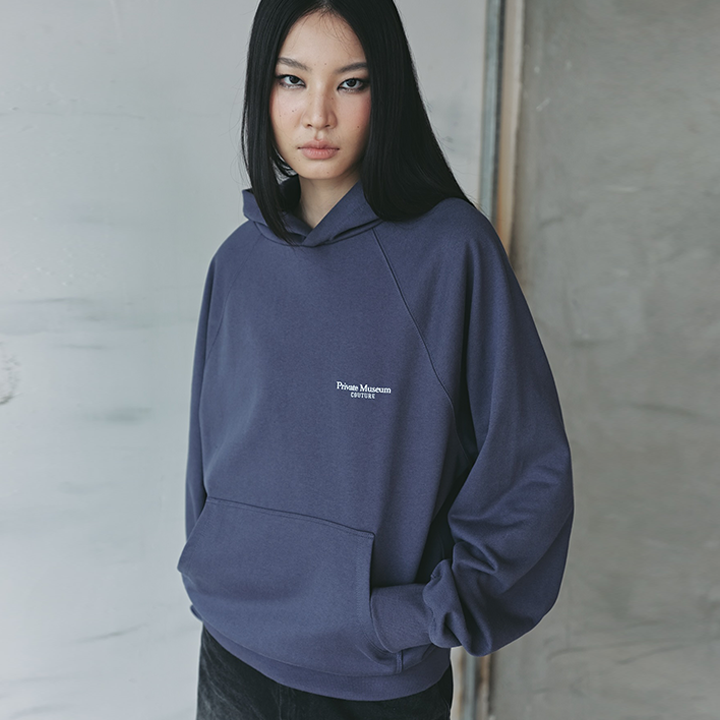 WEARETHEPRIVATE - Darkblue Slogan Hoodie - Unisex