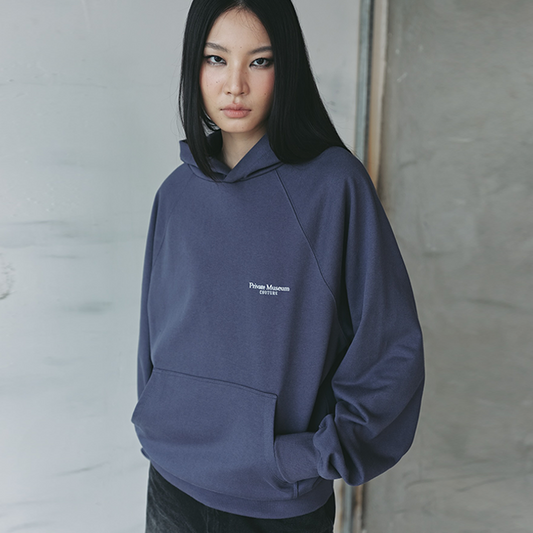 WEARETHEPRIVATE - Darkblue Slogan Hoodie - Unisex