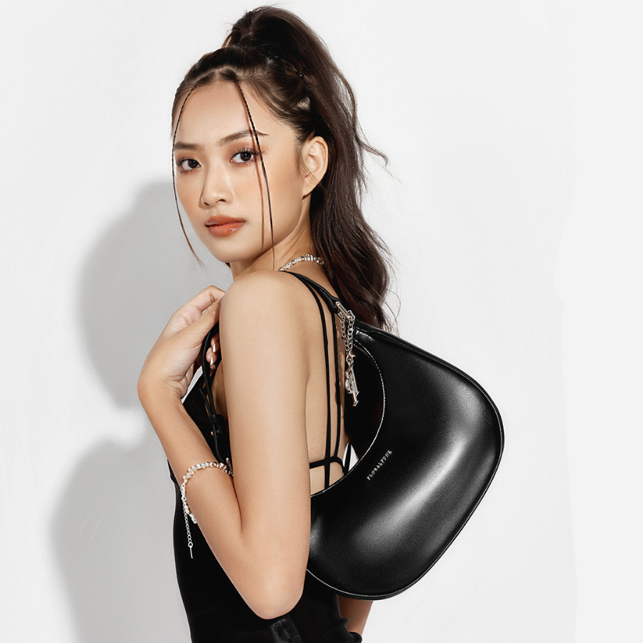 FLORALPUNK - Floralpunk Amar Hobo Bag - Black - Female